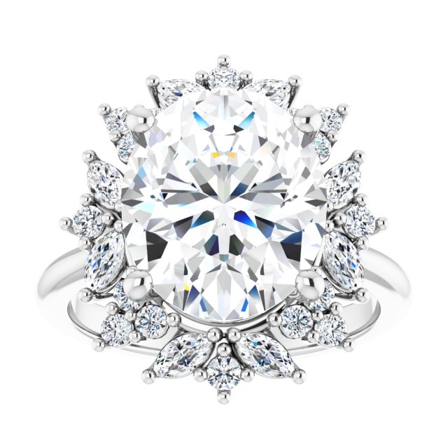 Halo-Style Engagement Ring