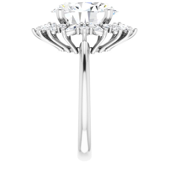 Halo-Style Engagement Ring