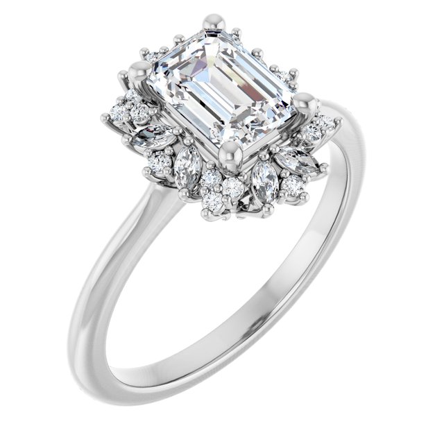 Halo-Style Engagement Ring