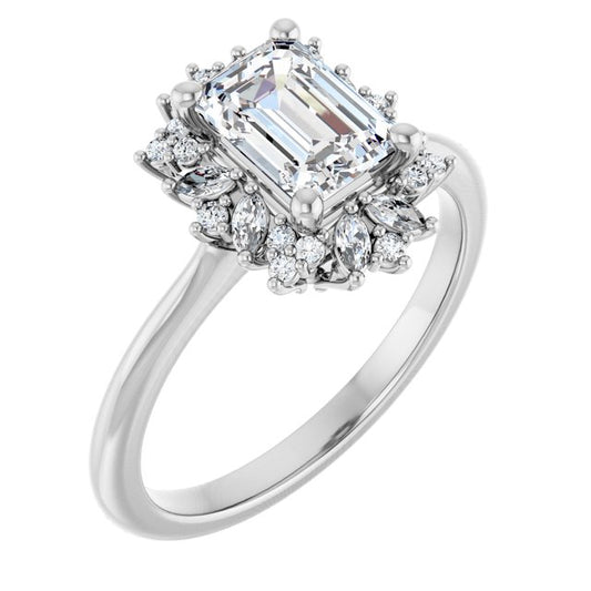 Halo-Style Engagement Ring