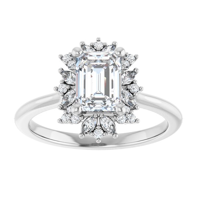Halo-Style Engagement Ring