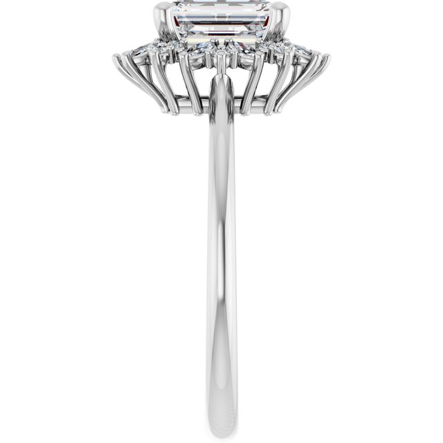 Halo-Style Engagement Ring