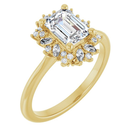 Halo-Style Engagement Ring