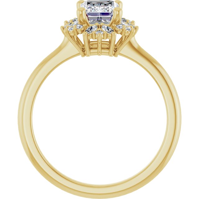 Halo-Style Engagement Ring