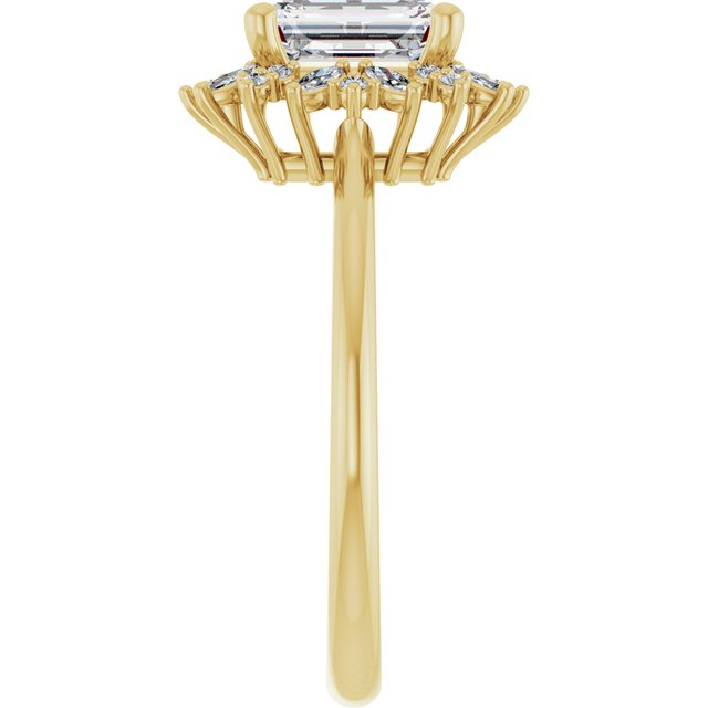 Halo-Style Engagement Ring