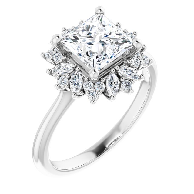 Halo-Style Engagement Ring