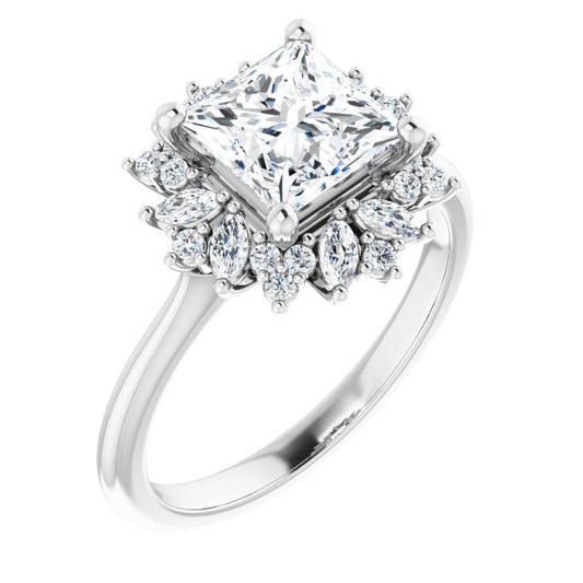 Halo-Style Engagement Ring