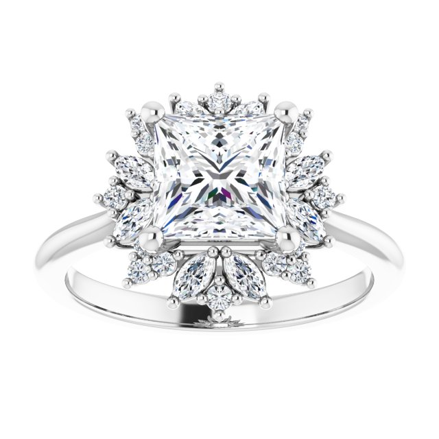 Halo-Style Engagement Ring