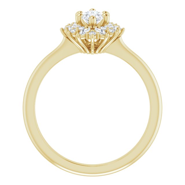 Halo-Style Engagement Ring