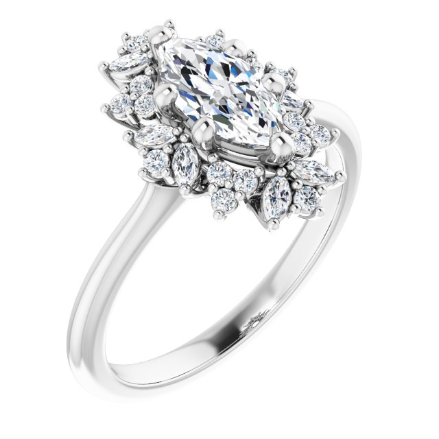 Halo-Style Engagement Ring
