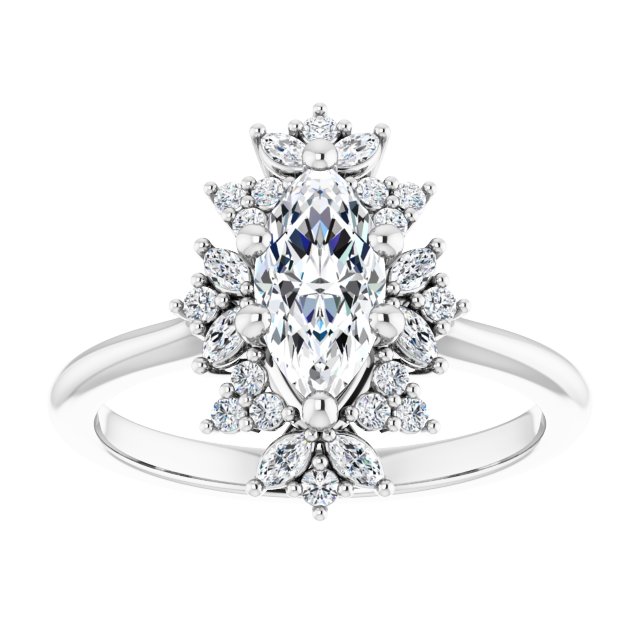 Halo-Style Engagement Ring