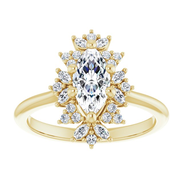 Halo-Style Engagement Ring