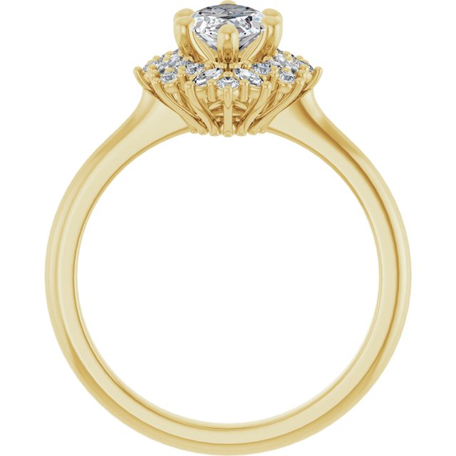 Halo-Style Engagement Ring