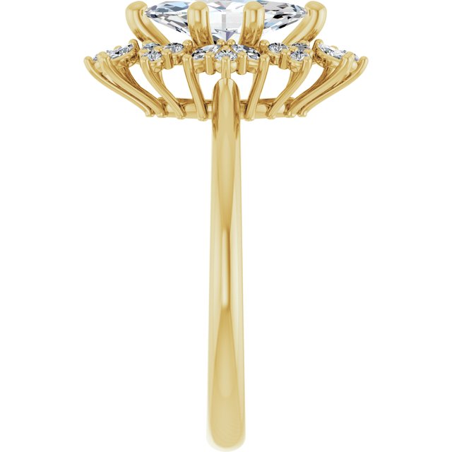Halo-Style Engagement Ring
