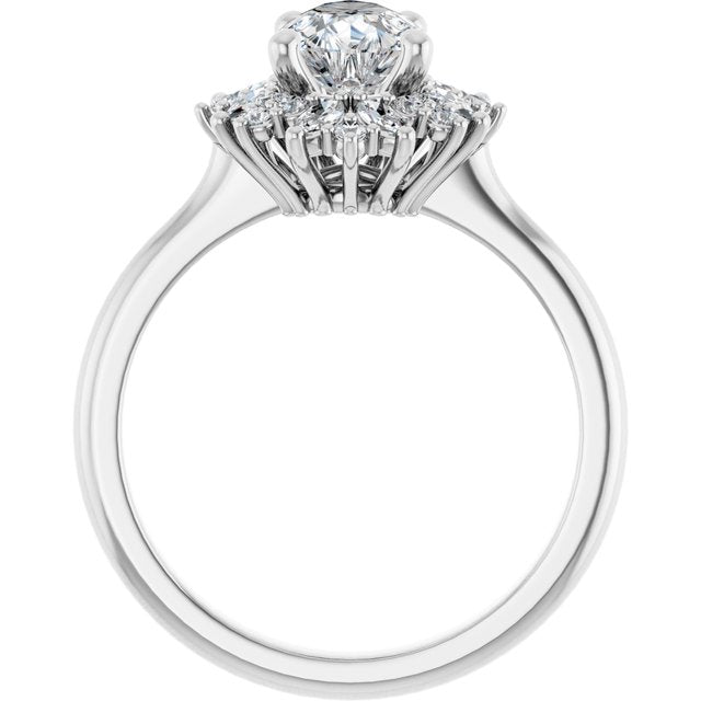 Halo-Style Engagement Ring