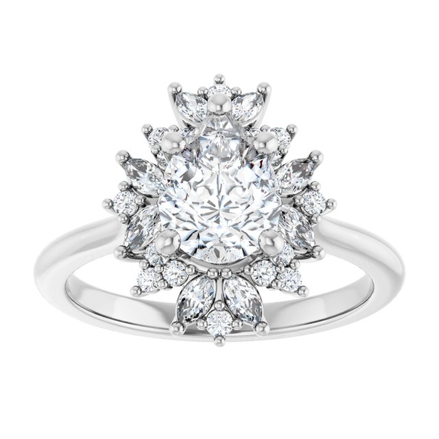 Halo-Style Engagement Ring