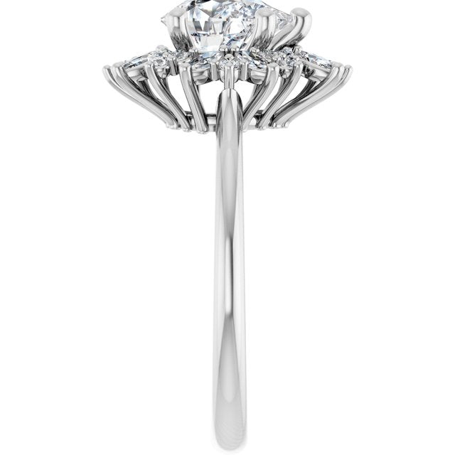 Halo-Style Engagement Ring