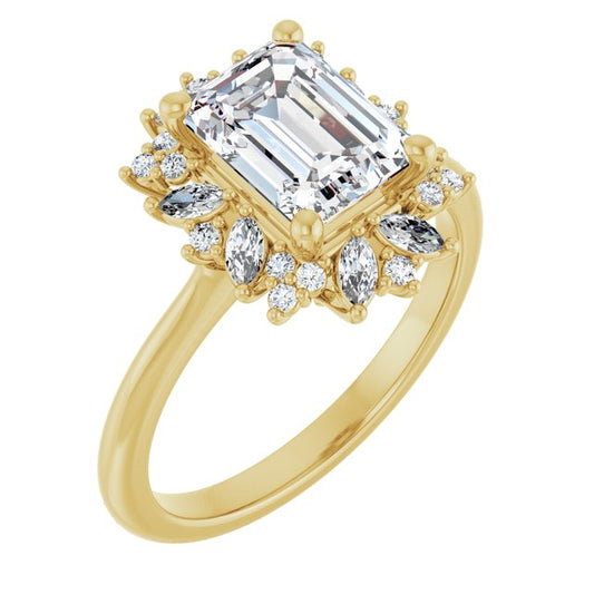 Halo-Style Engagement Ring