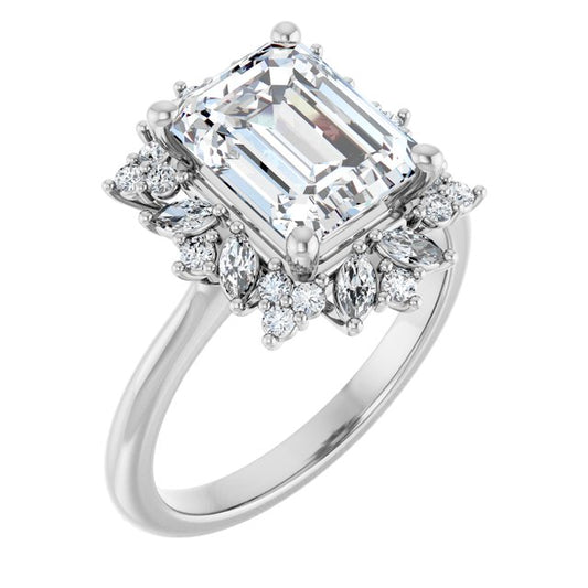 Halo-Style Engagement Ring