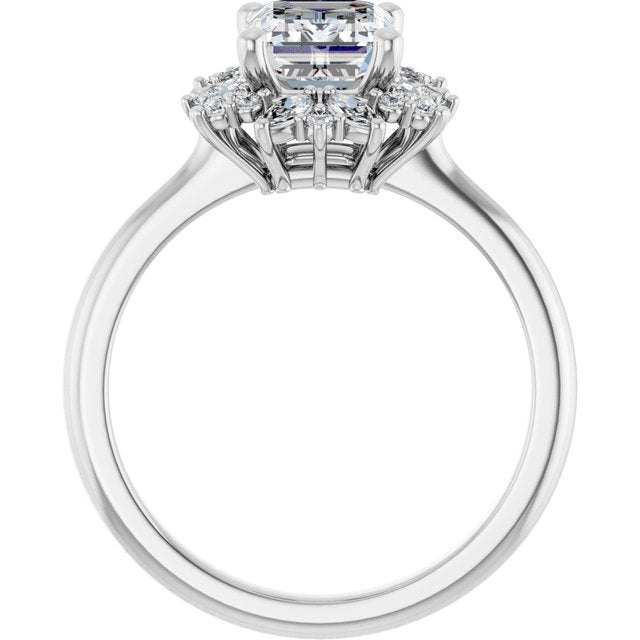 Halo-Style Engagement Ring