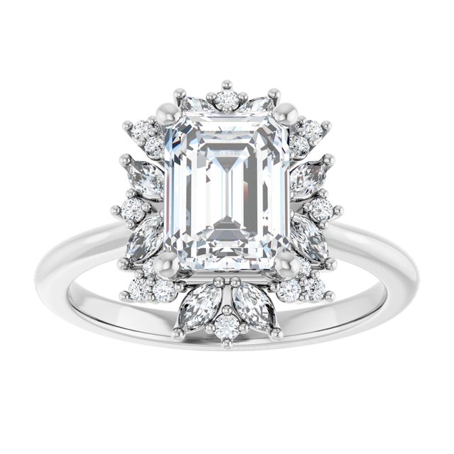 Halo-Style Engagement Ring