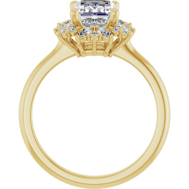 Halo-Style Engagement Ring
