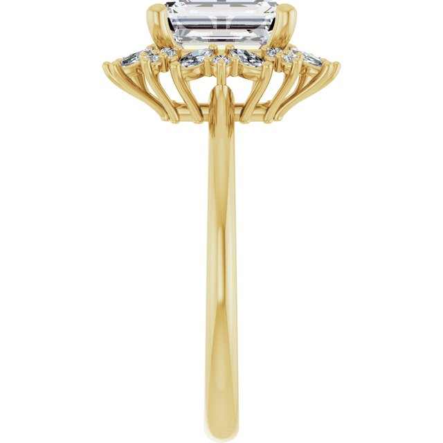 Halo-Style Engagement Ring