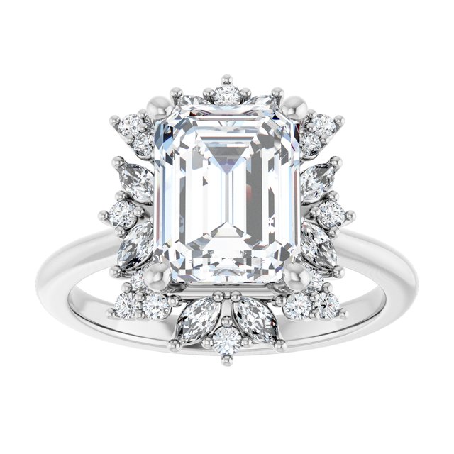 Halo-Style Engagement Ring