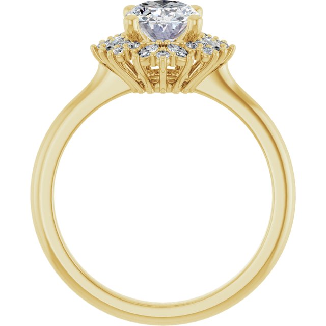 Halo-Style Engagement Ring