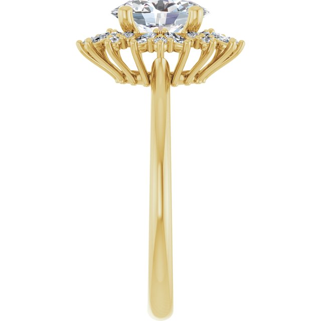 Halo-Style Engagement Ring