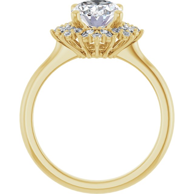 Halo-Style Engagement Ring