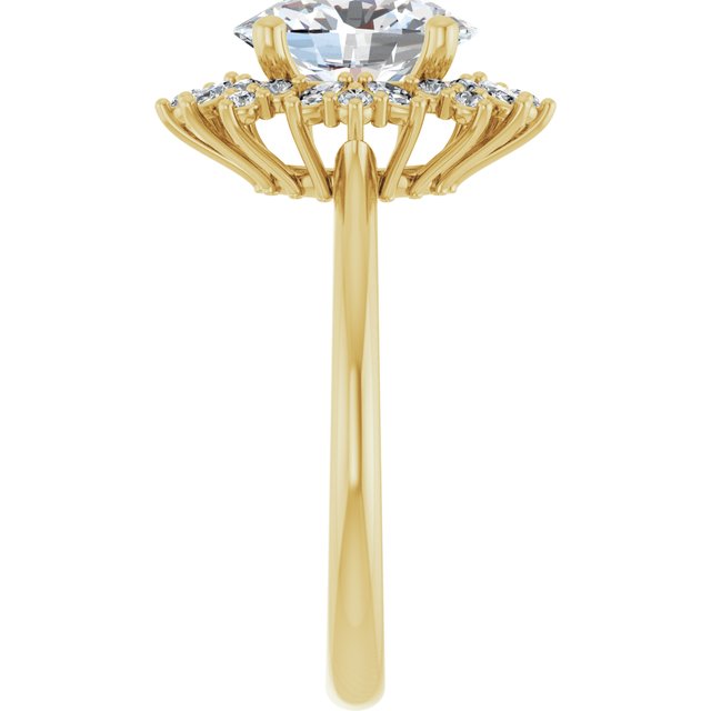 Halo-Style Engagement Ring