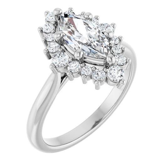Halo-Style Engagement Ring