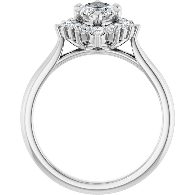 Halo-Style Engagement Ring