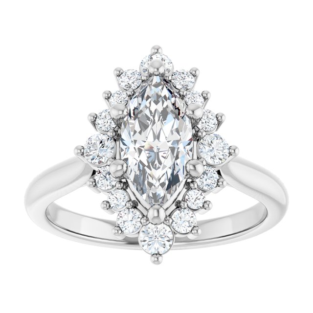Halo-Style Engagement Ring