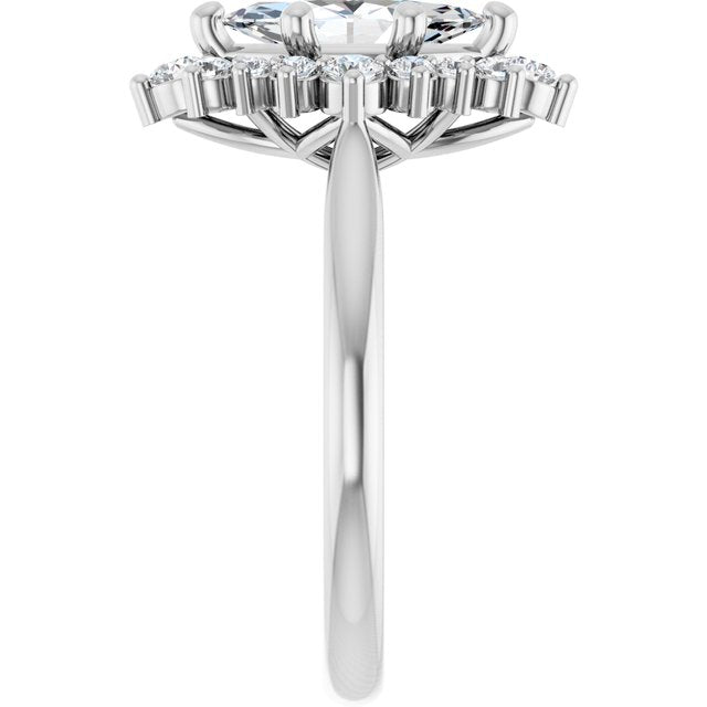 Halo-Style Engagement Ring