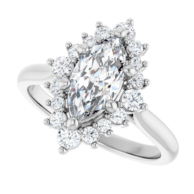 Halo-Style Engagement Ring