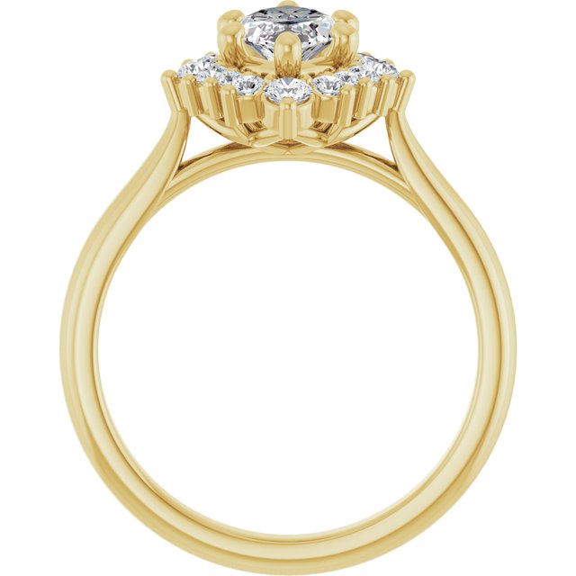 Halo-Style Engagement Ring