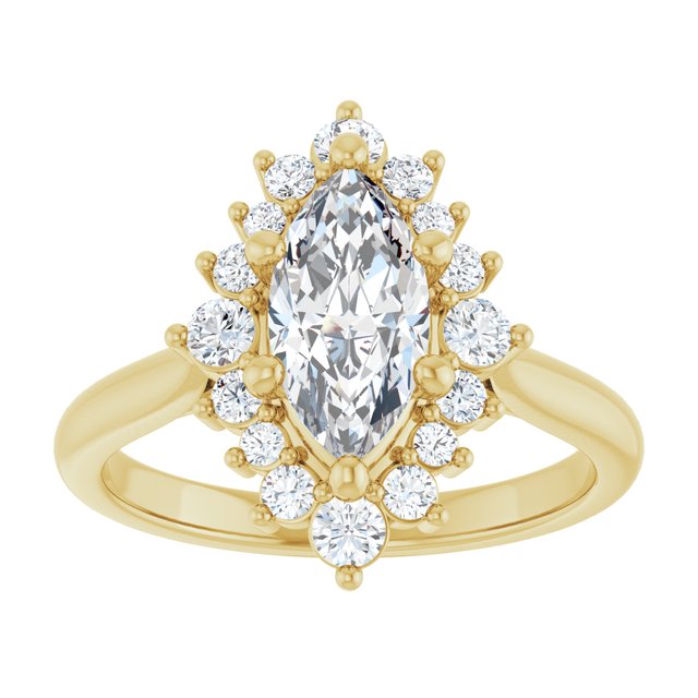 Halo-Style Engagement Ring