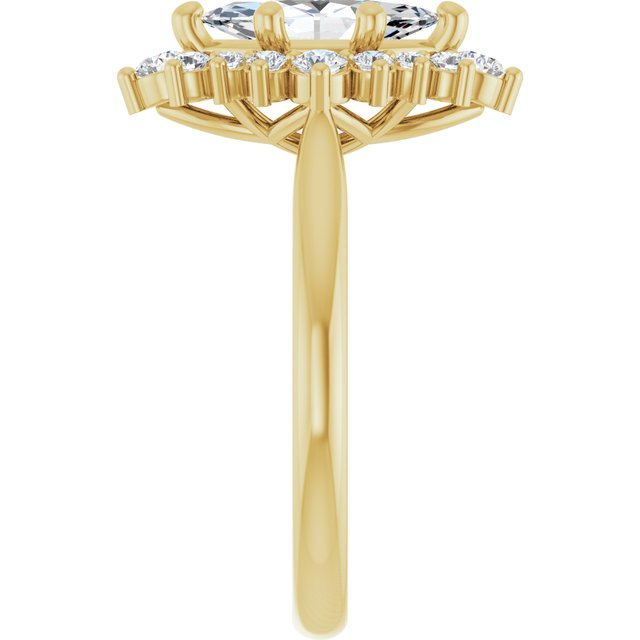 Halo-Style Engagement Ring