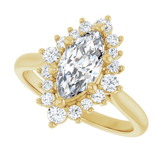 Halo-Style Engagement Ring
