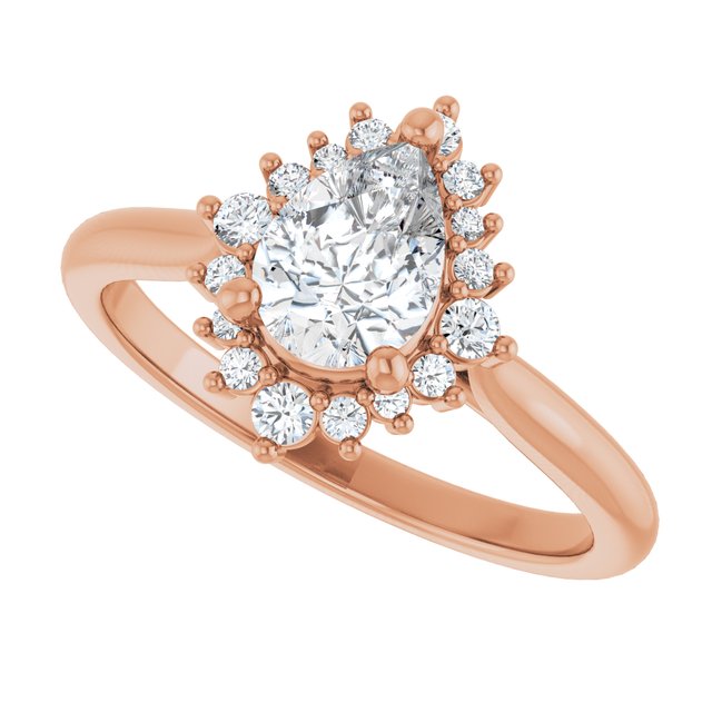 Halo-Style Engagement Ring