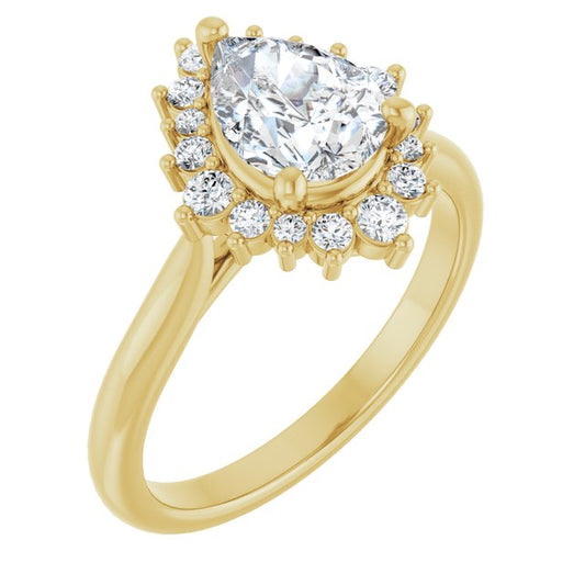 Halo-Style Engagement Ring