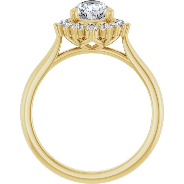 Halo-Style Engagement Ring