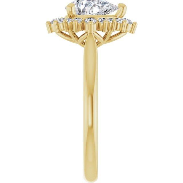 Halo-Style Engagement Ring