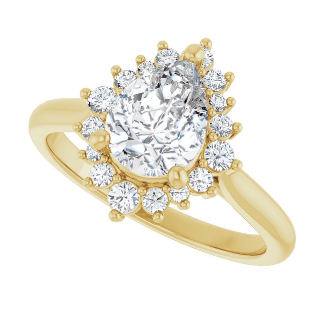 Halo-Style Engagement Ring