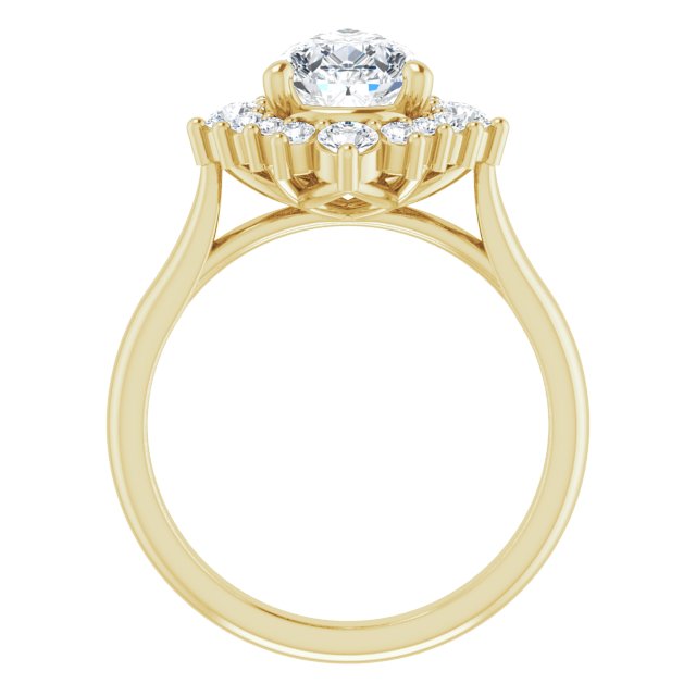 Halo-Style Engagement Ring