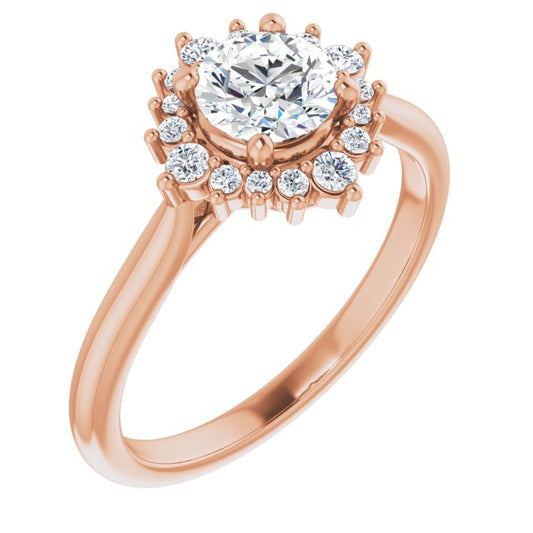 Halo-Style Engagement Ring