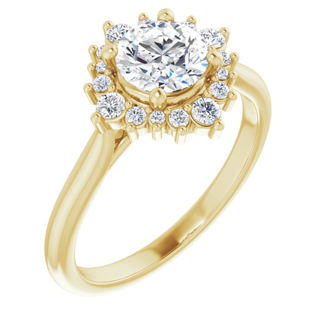 Halo-Style Engagement Ring