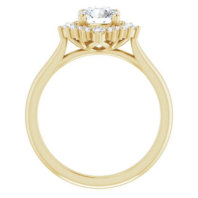 Halo-Style Engagement Ring